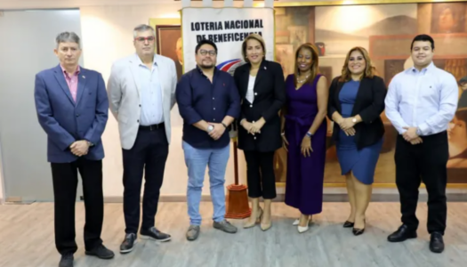 Javier Milián visitó la Lotería Nacional de Beneficencia de Panamá